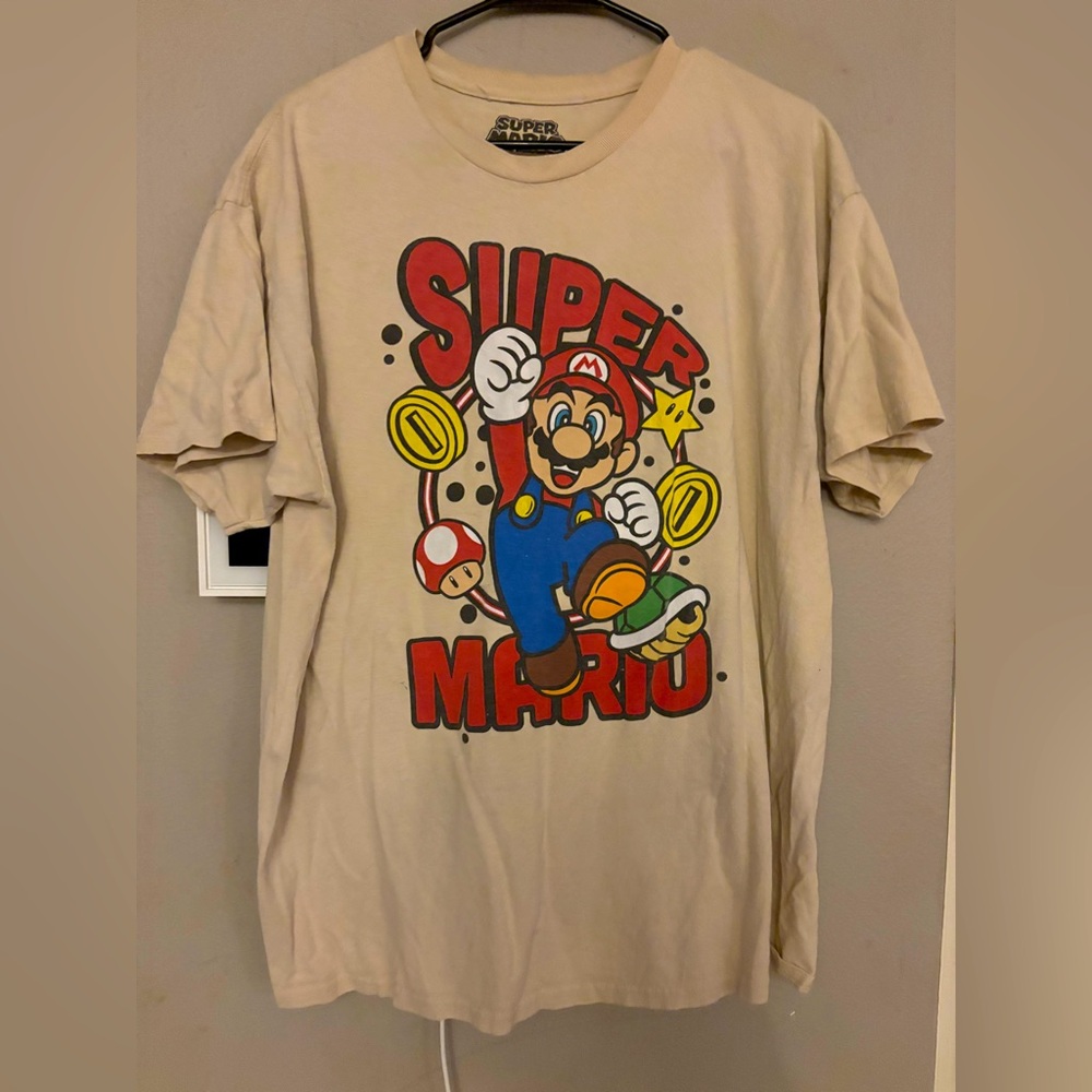 Nintendo Super Mario Beige T-Shirt